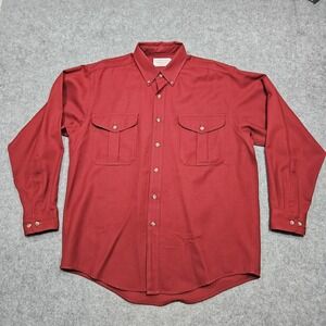 CC Filson Shirt Style 865 Virgin Wool Button Up Vintage Size Large